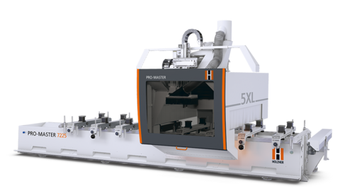 Holzher cnc machining centre for panel processing and wood working: master extreme machining dimensions with confidence