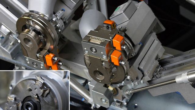 Copy cutter unit Copy cutter unit with four NC servo-axes as standard feature
