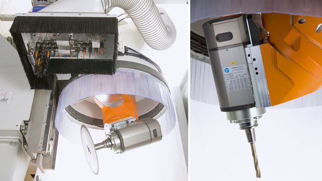 Drilling, sawing, cutting, grooving – the PRO-MASTER machining head Drilling, sawing, cutting, grooving – the PRO-MASTER machining head