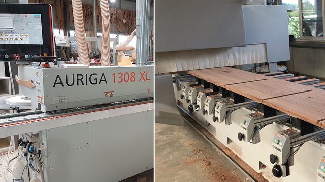 References Riedinger from Bühl uses an Auriga and a CNC Pro-Master 5-axle from HOLZHER References Riedinger from Bühl is very satisfied with the edgebander and the CNC machine