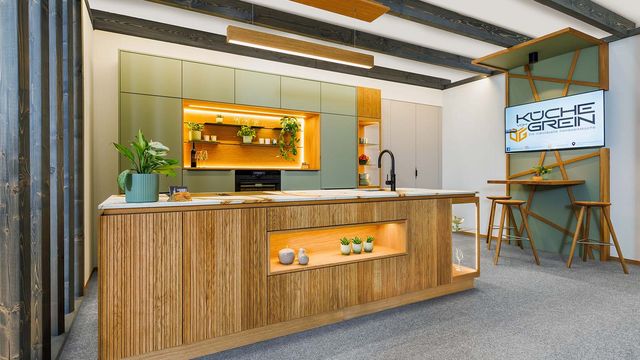 Kitchen from the Grein joinery in Styria, Austria