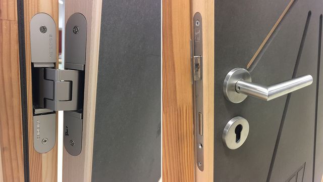 Cutting lock boxes and hinges with the Evolution Doors package