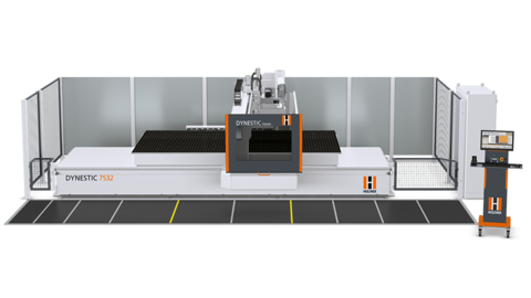 Gantry CNC for perfect nesting processing - the new Dynestic 7532 ensures high production capacity Nesting technology at the highest level - the new gantry cnc machine from HOLZHER