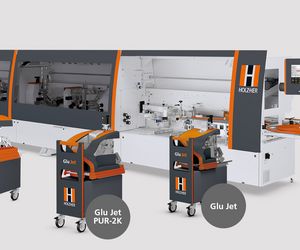 The edge banding machine HOLZ-HER LUMINA with changing stations